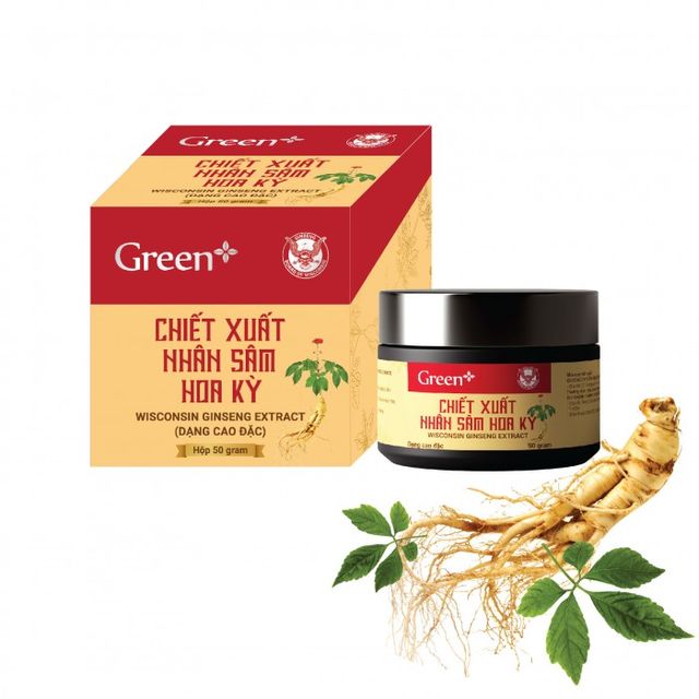 Chiết xuất Cao đặc Nh&acirc;n s&acirc;m Wisconsin Hoa Kỳ (hộp 50g) 1